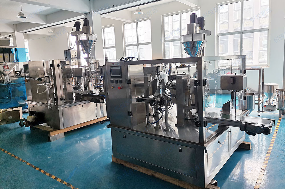 全自動給袋式包裝機可適應多種包裝材質