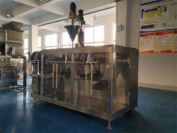 全自動(dòng)水平給袋式包裝機(jī)，多快好省效率高