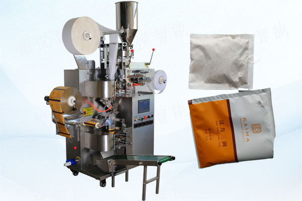 全自動袋泡茶包裝機，內外袋一體成型