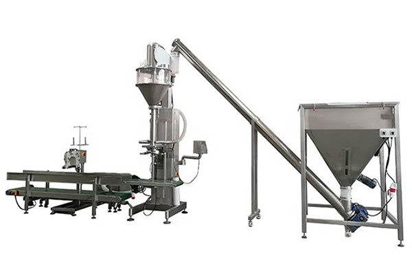 食品化工超細粉體自動包裝機生產線